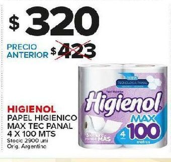 Carrefour Maxi Papel higiénico higienol oferta