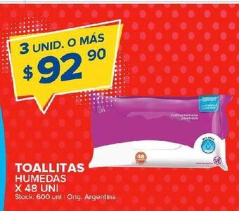 Carrefour Maxi Toallitas húmedas x 48 uni oferta