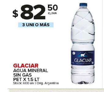 Carrefour Maxi Agua mineral glaciar oferta