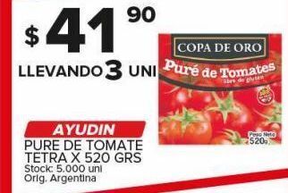 Carrefour Maxi Puré de tomate copa de oro oferta