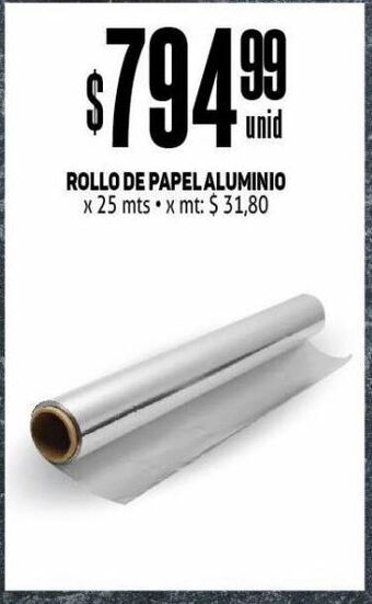 Makro Rollo de papel de aluminio oferta