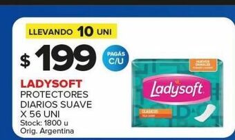 Carrefour Maxi Protectores femeninos ladysoft oferta