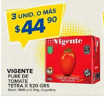 Carrefour Maxi Puré de tomate vigente 520g oferta