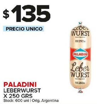 Carrefour Maxi Leberwurst paladini 250g oferta