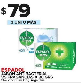 Carrefour Maxi Jabón espadol 80g oferta