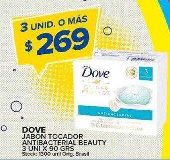Carrefour Maxi Jabón de tocador dove oferta