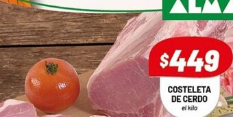 Almacor Costeleta De Cerdo el kilo oferta