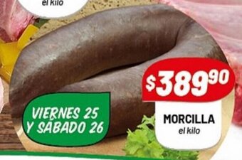 Almacor Morcilla el kilo oferta