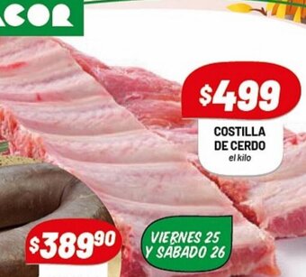 Almacor Costilla De Cerdo el kilo oferta