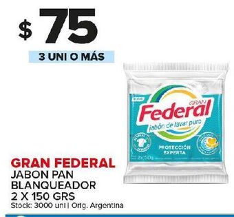 Carrefour Maxi Jabón gran federal oferta
