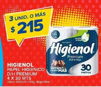 Carrefour Maxi Papel higiénico higienol oferta