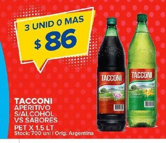 Carrefour Maxi Aperitivos tacconi 1.5lt oferta