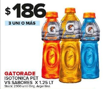 Carrefour Maxi Bebida isotónica gatorade 1.25lt oferta