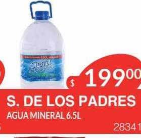 Masivos S. De Los Padres Agua Mineral oferta