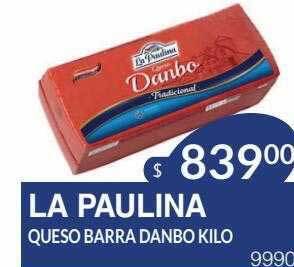 Masivos La Paulina Queso Barra Danbo Kilo oferta