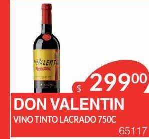 Masivos Don Valentin Vino Tinto Lacrado oferta