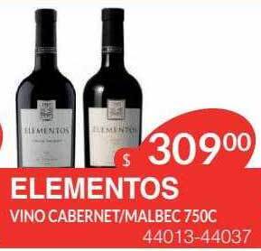 Masivos Elementos Vino Cabernet Malbec oferta