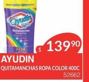 Masivos Ayudin Quitamanchas Ropa Color oferta