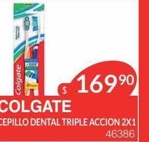 Masivos Colgate Cepillo Dental Triple Accion 2x1 oferta