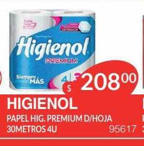 Masivos Higienol Papel Hig. Premium D Hoja oferta