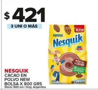 Carrefour Maxi Cacao nesquik oferta