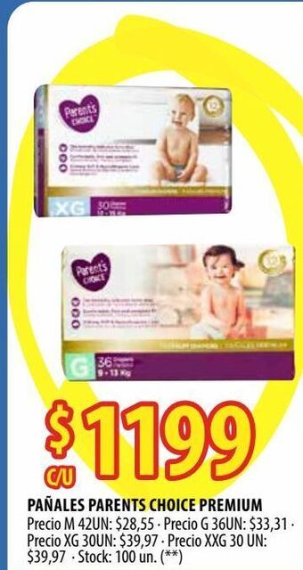 Punto Mayorista Pañales parents choice premium oferta