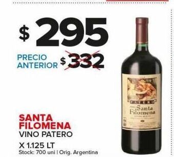 Carrefour Maxi Vino patero santa filomena oferta
