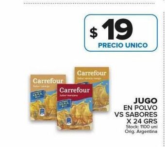 Carrefour Maxi Jugo en polvo oferta