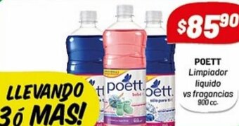 Almacor Poett Limpiador Liquido vs Fragancias 900 cc. oferta