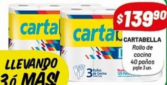Almacor Cartabella Rollo de Cocina 40 Paños oferta