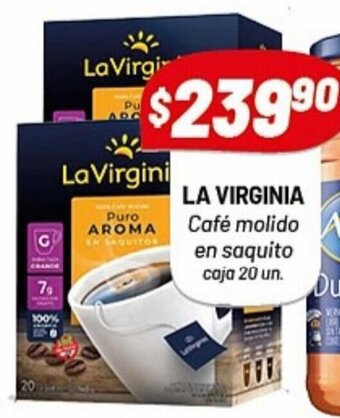Almacor La Virginia Café Molido En Saquito Caja 20 Un. oferta