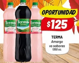 Almacor Terma Amargo vs Sabores 1350 cc. oferta