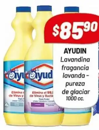 Almacor Ayudin Lavandina Fragancia Lavanda - Pureza de Glaciar 1000 cc. oferta