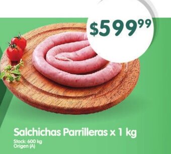 Supermercados Buenos Días Salchichas Parrilleras x 1 kg oferta