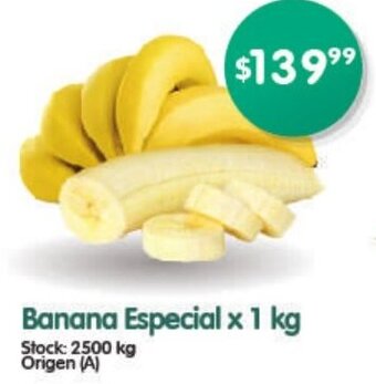 Supermercados Buenos Días Banana Especial x 1 kg oferta