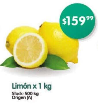 Supermercados Buenos Días Limón x 1 kg oferta