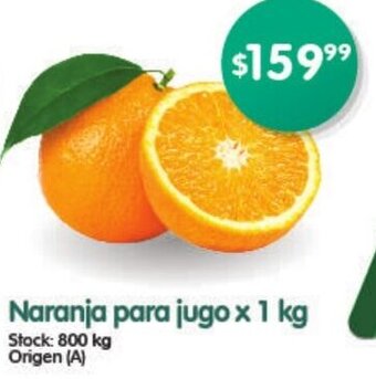 Supermercados Buenos Días Naranja Para Jugo x 1 kg oferta
