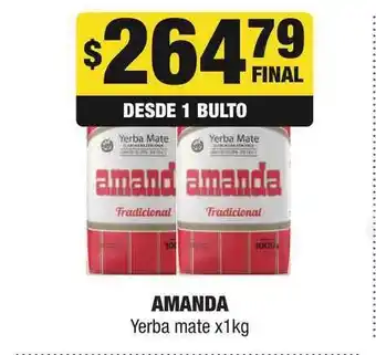 Maxi Ofertas Amanda Yerba Mate x 1kg oferta