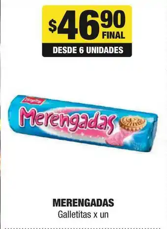 Merengadas Galletitas x un