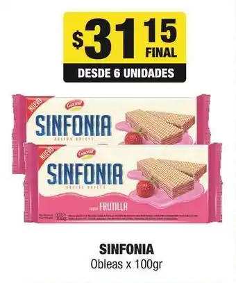 Sinfonia Obleas x 100gr