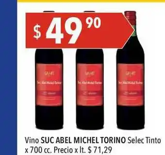 Hergo Suc Abel Michel Torino Selec Tinto Vino X 700 Cc. oferta