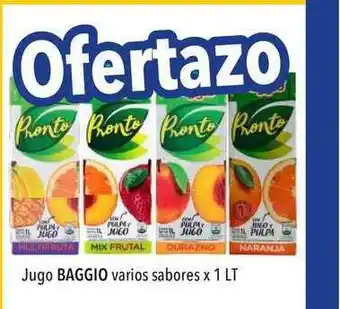 Hergo Baggio Jugo varios sabores x 1lt oferta