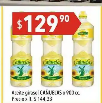 Hergo Cañuelas Aceite Girasol X 900cc. oferta