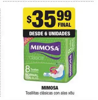 Mimosa Toallitas Clásicas Con Alas