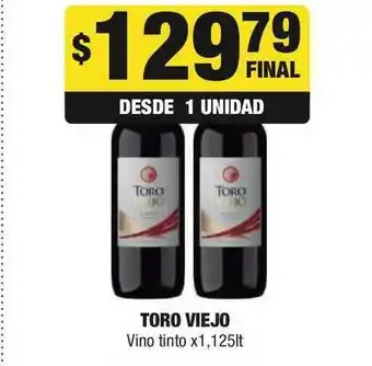 Maxi Ofertas Toro Viejo Vino Tinto x 1,125lt oferta