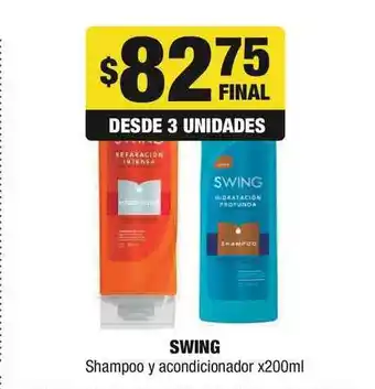 Maxi Ofertas Swing Shampoo Y Acondicionador x 200ml oferta