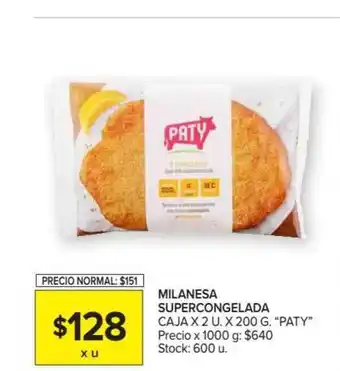 Carrefour Market Milanesa Supercongelada x 200g oferta