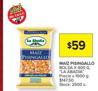Carrefour Market Maíz Pisingallo x 500g oferta