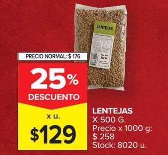 Carrefour Market Lentejas x 500g oferta