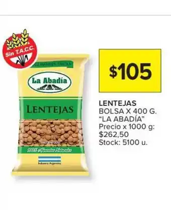 Carrefour Market Lentejas x 400g oferta